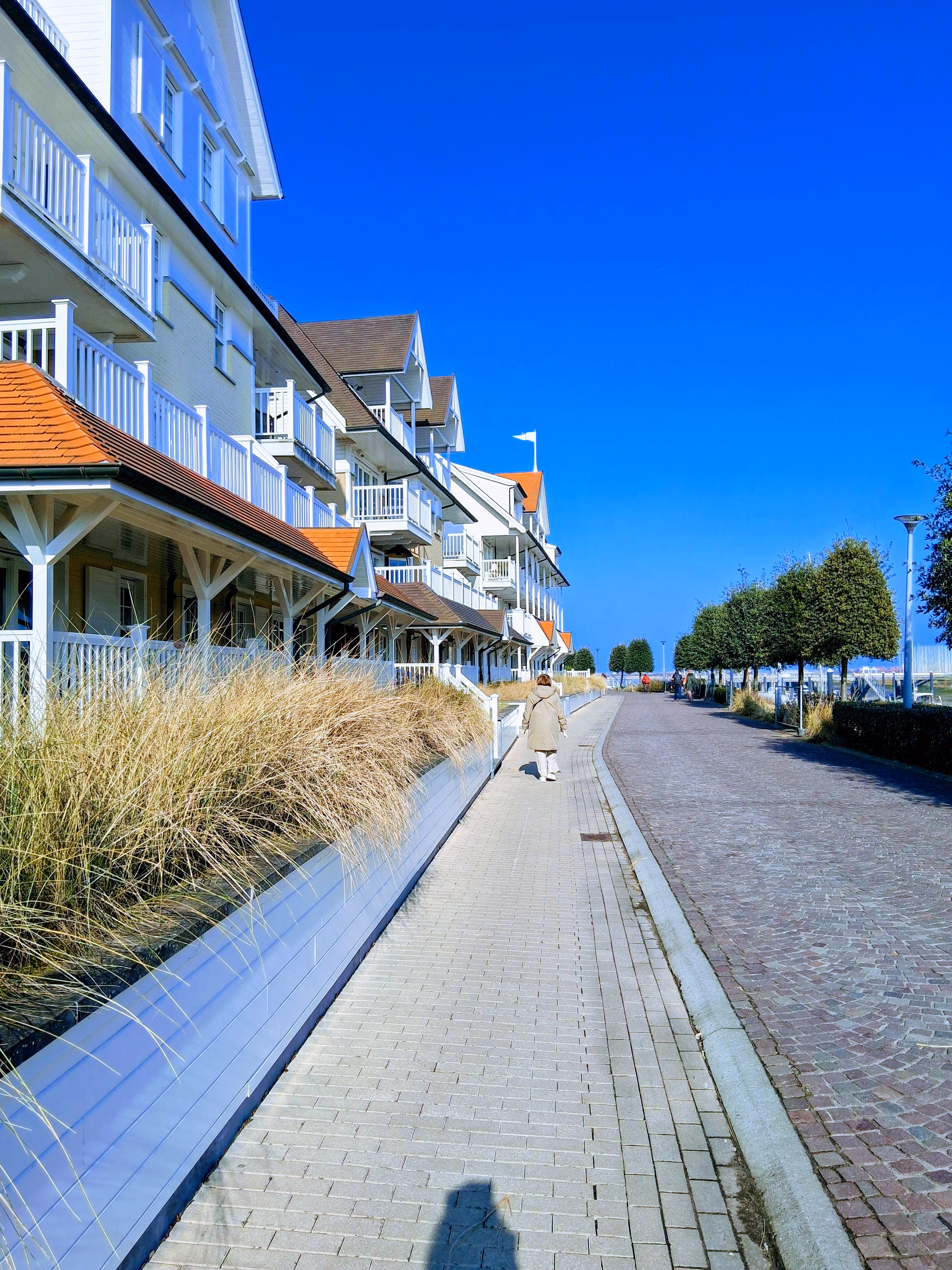 Promenade langs de jachthaven van Nieuwpoort
